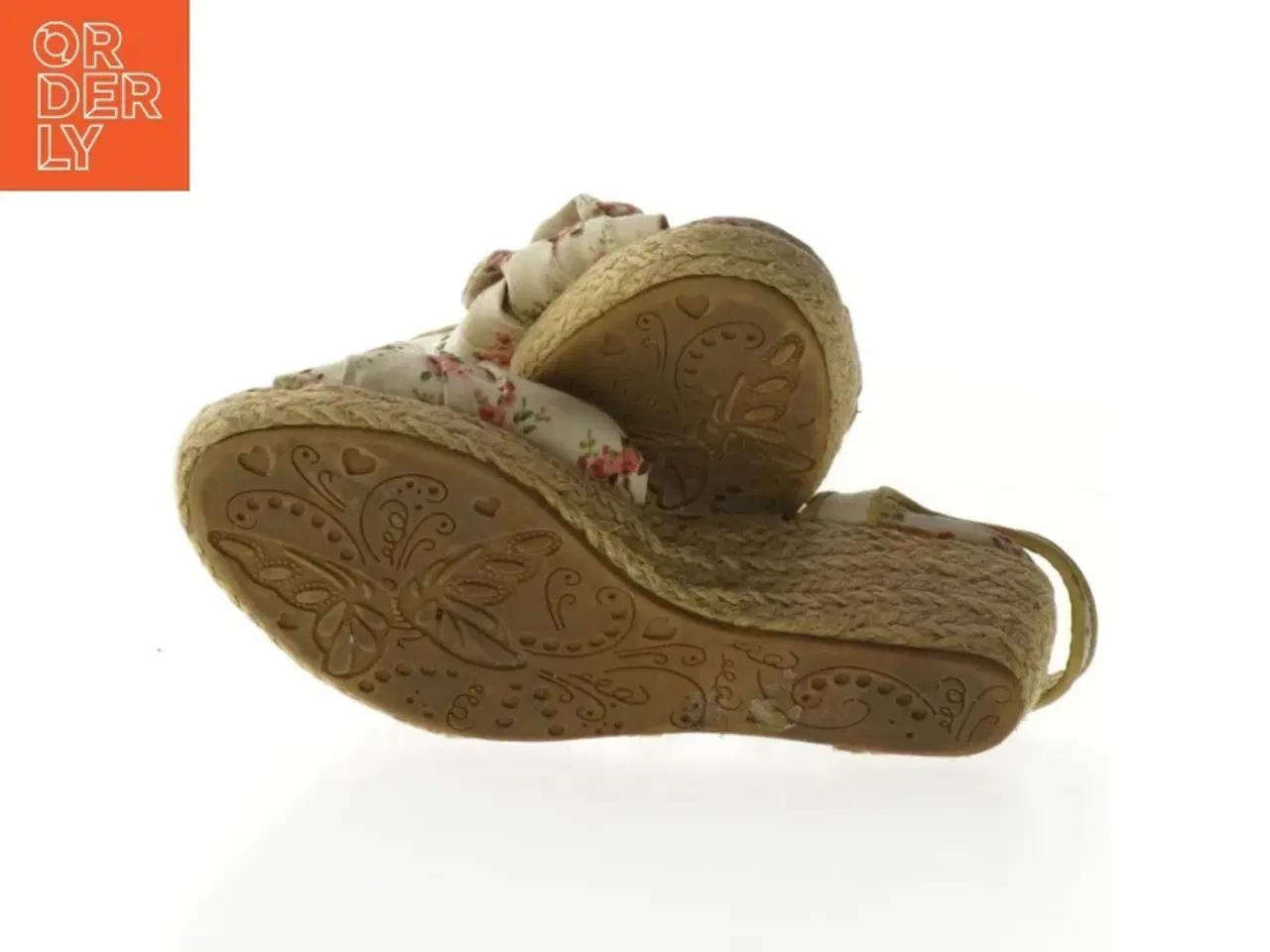 Billede 3 - Plisserede espadrille wedges fra Bluezoo (str. 32)