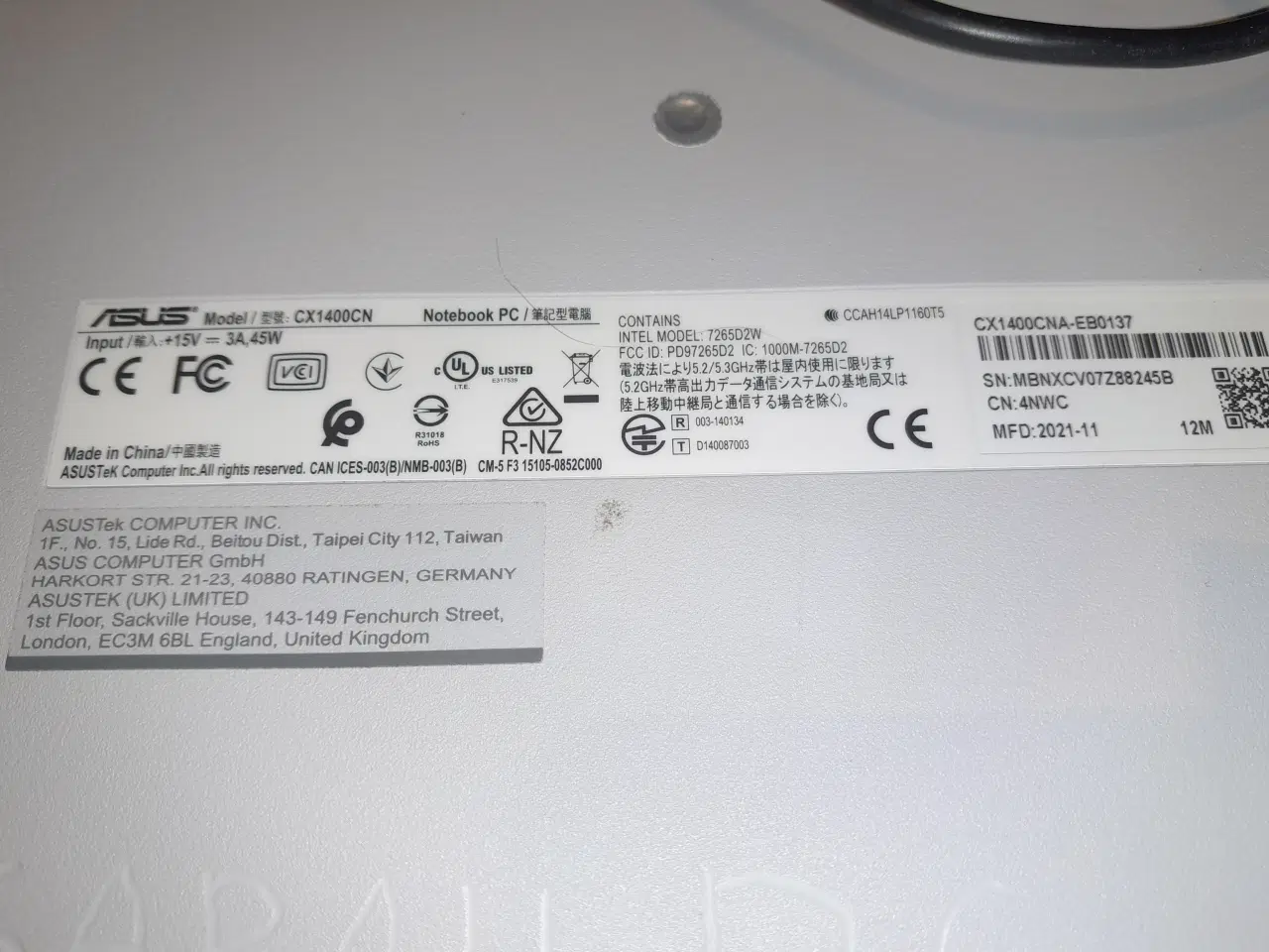 Billede 2 - Asus Chromebook CX1400CN