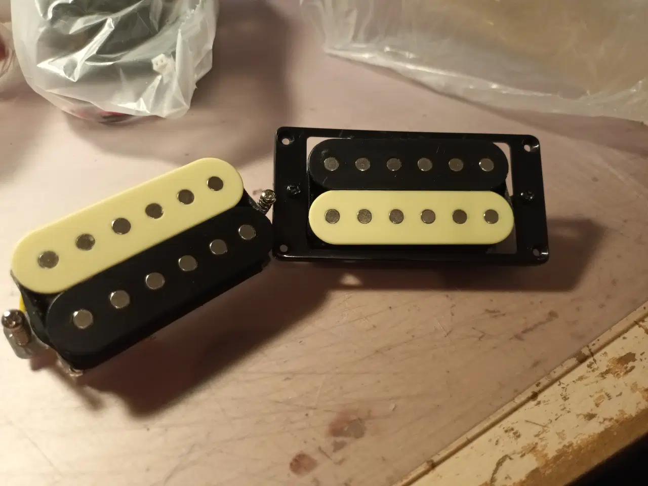 Billede 2 - Guitar. Zebra Neck/Bridge pickup sæt.  No Name.