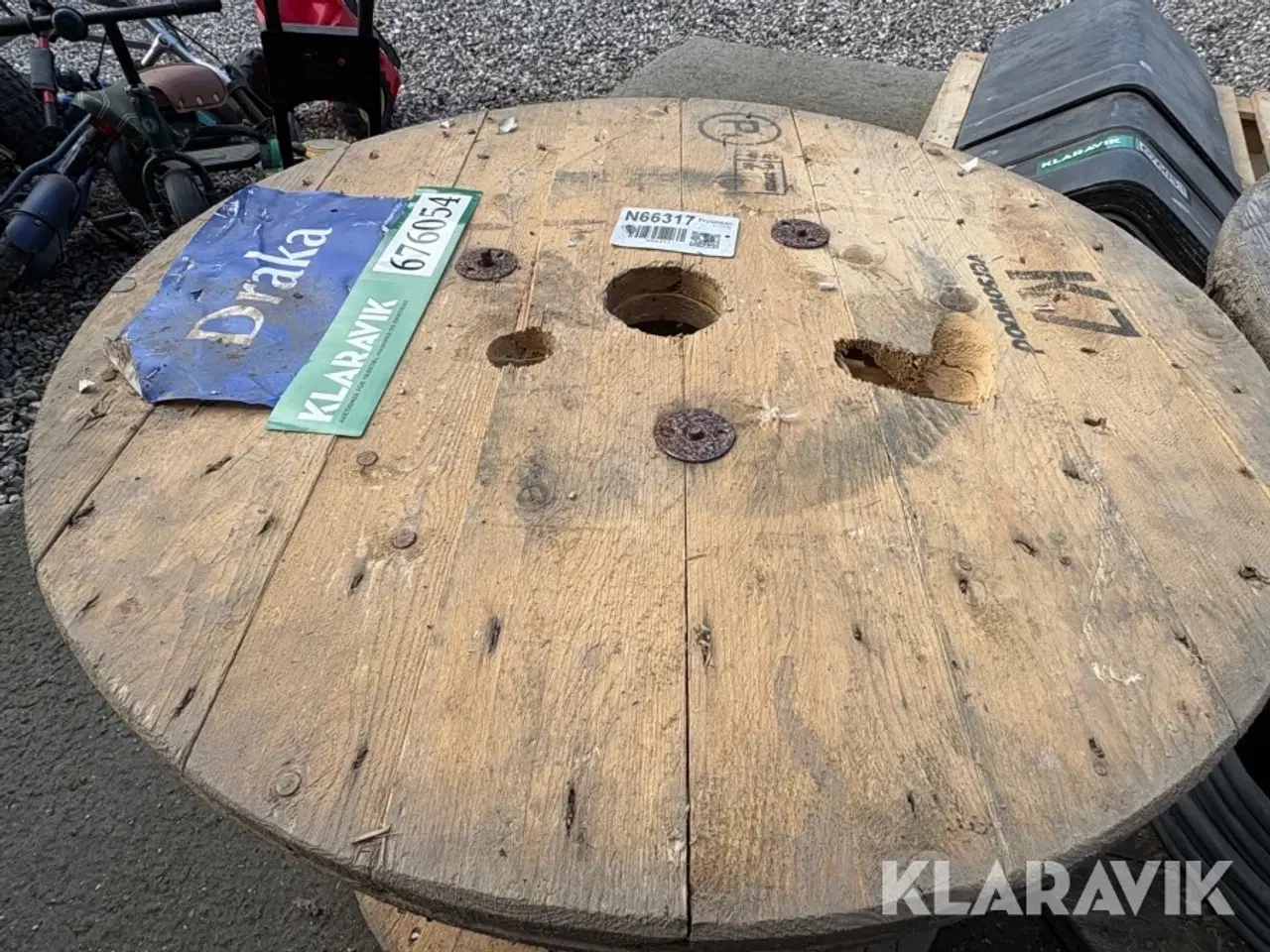 Billede 10 - Kabeltrommel med kabel Draka 2 styk.