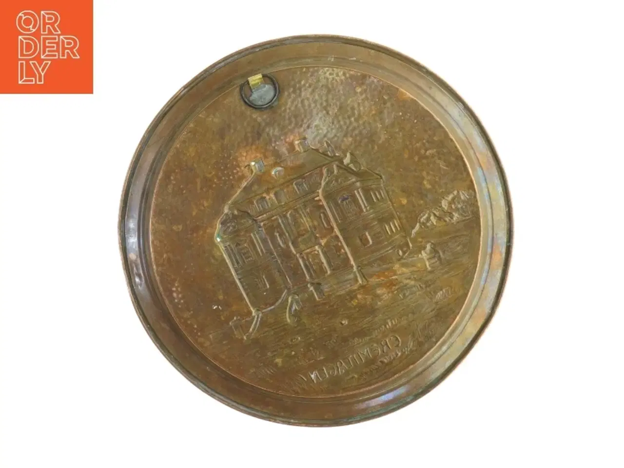 Billede 4 - Kobber fad motiv Eremitage slottet (str. Diameter 28 cm)