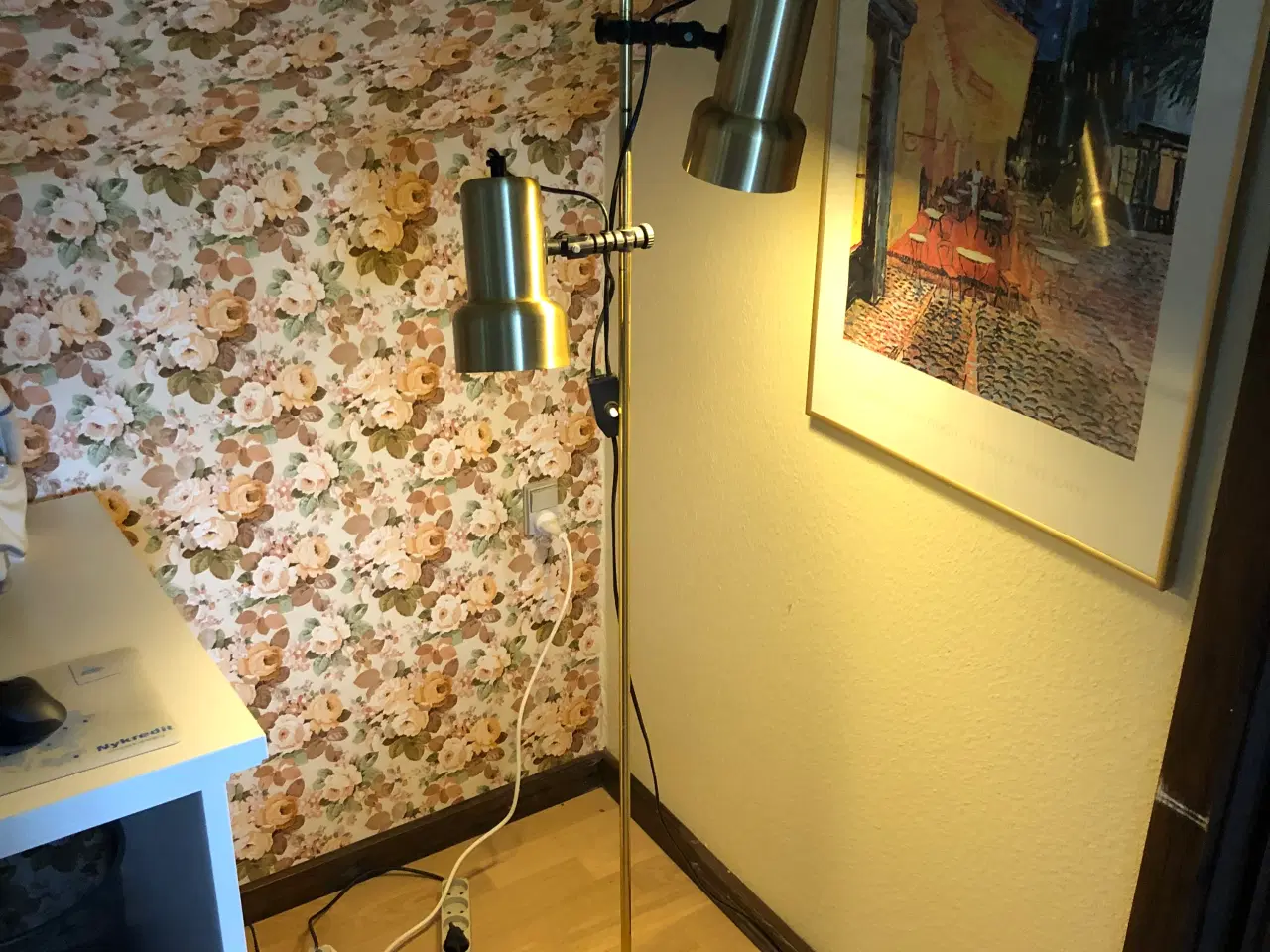 Billede 3 - Standerlampe pæn og velholdt 