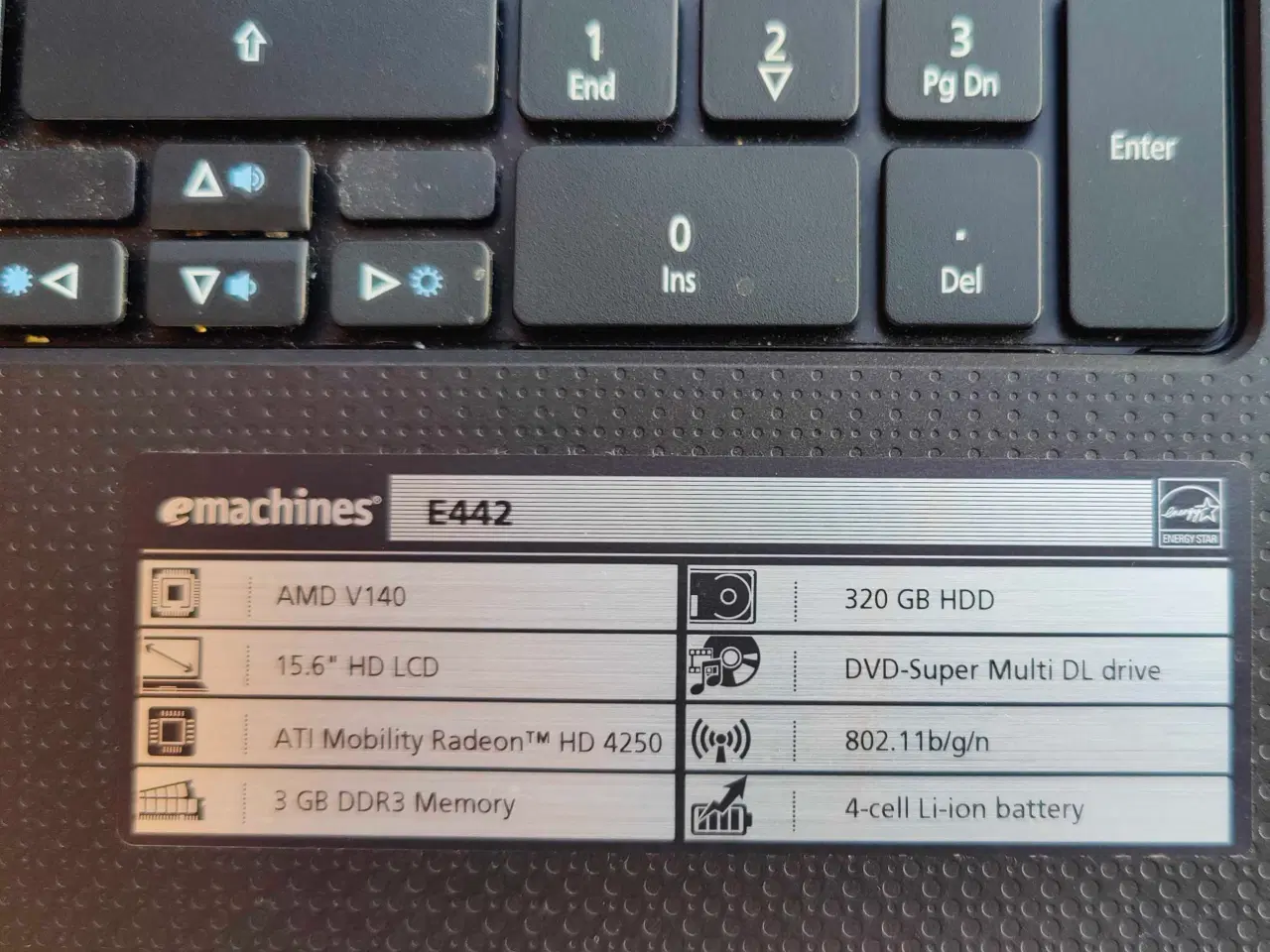 Billede 4 - Emachines E442 laptop 