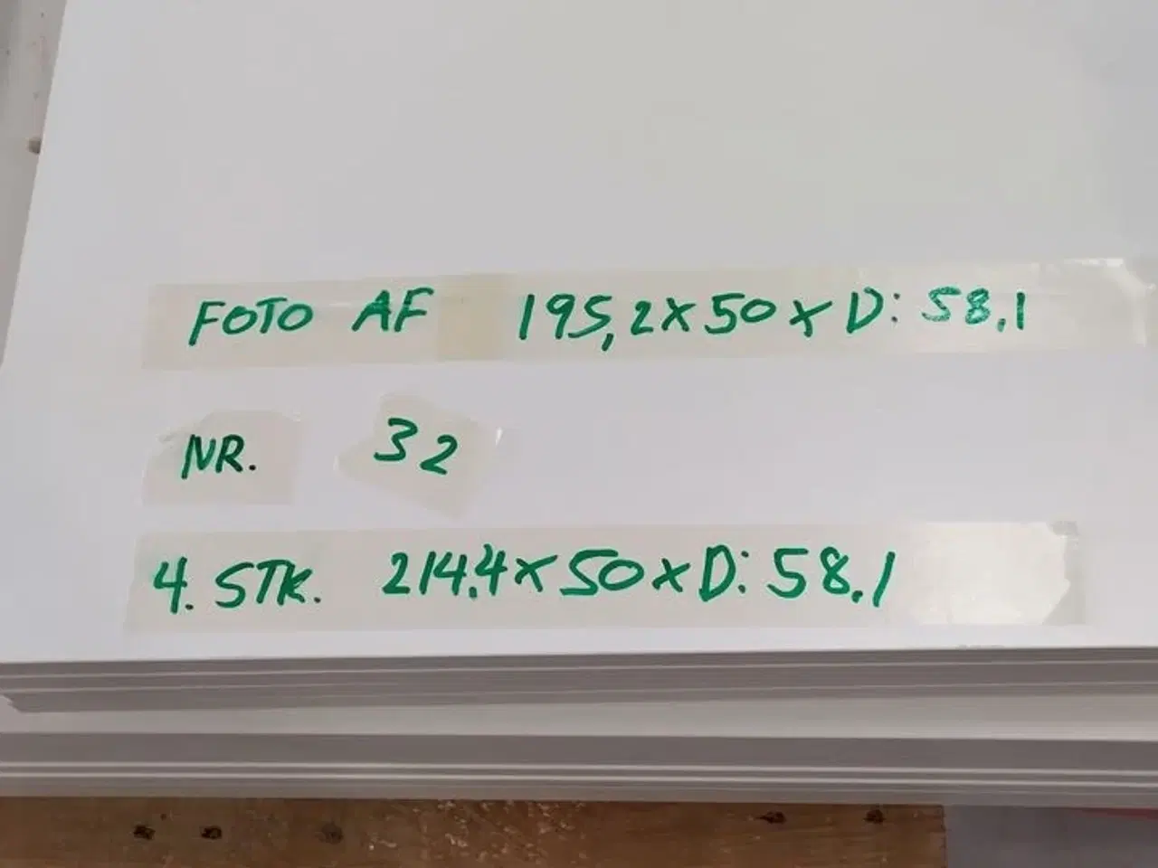 Billede 6 - 4 stk. usamlet højskabe H: 214,4 x B: 50 x D: 58,1 cm uden låger.