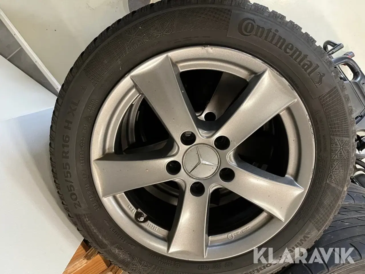 Billede 11 - Fælge med dæk til Mercedes Continental 205/55 R16 94H extra load