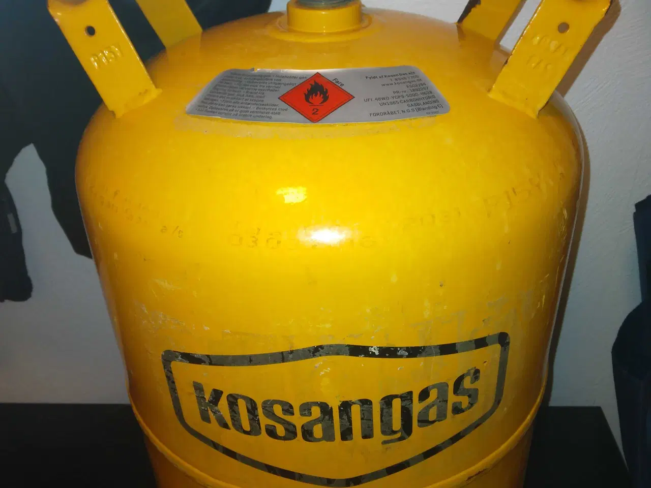 Billede 1 - Fyldt gasflaske 