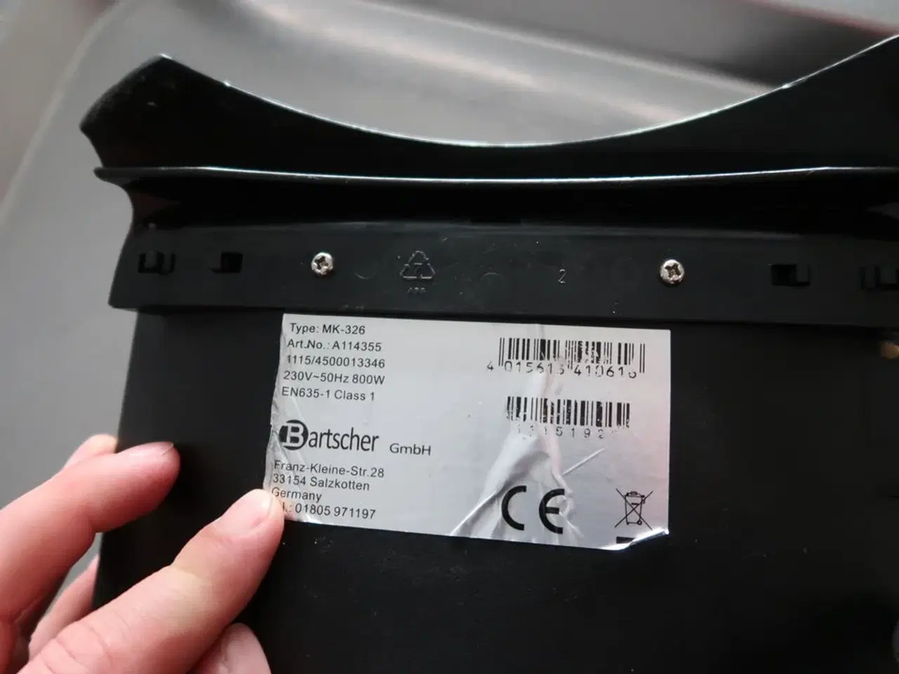 Billede 3 - Varmeplade BARTSCHER MK-326