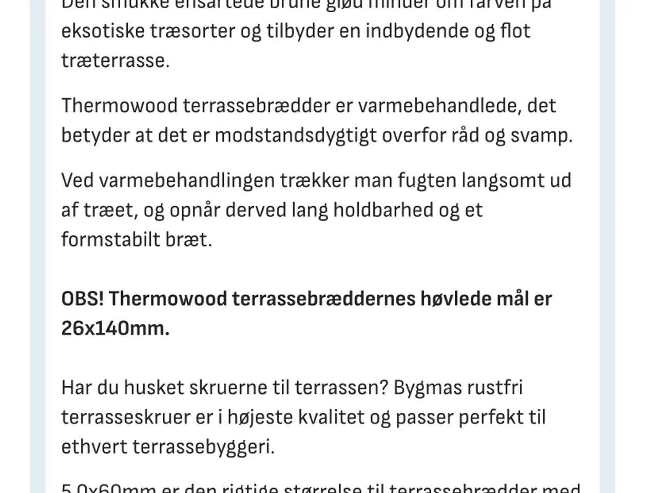 Billede 3 - Thermowood terassebrædder 