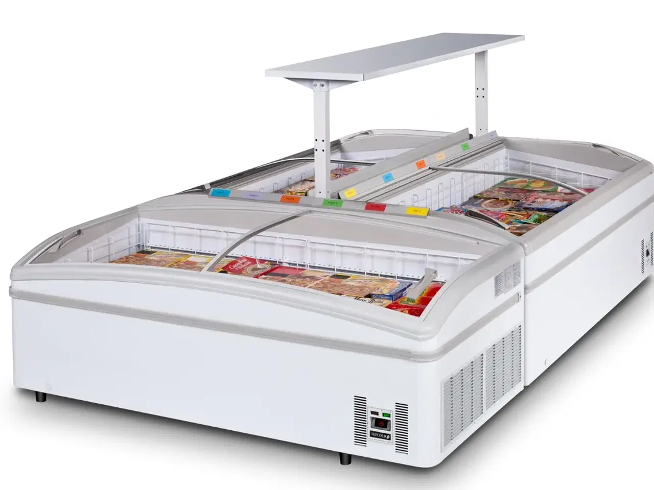 Billede 3 - Tefcold – supermarkedskøler med buede glaslåger