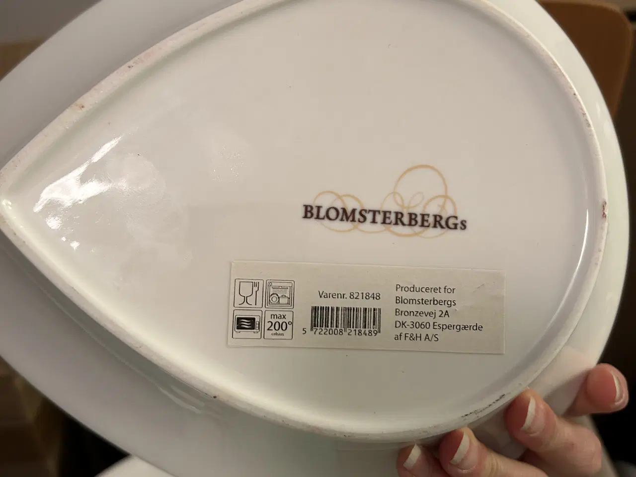 Billede 3 - Bladformede porcelæns skåle