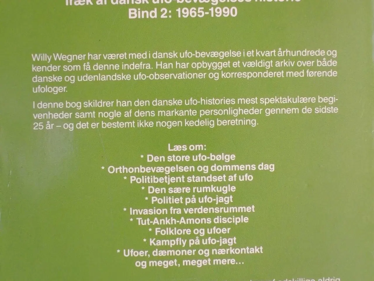 Billede 3 - ufoer over danmark bind 2 1965-1990. træk af den d