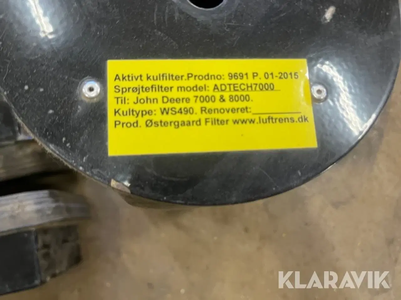 Billede 3 - Aktiv kulfilter John Deere 6000 3 styk
