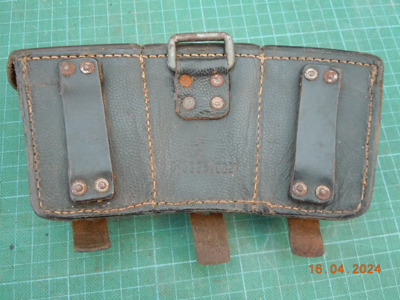 Billede 2 - Tysk patrontaske til k.98 ammunition.