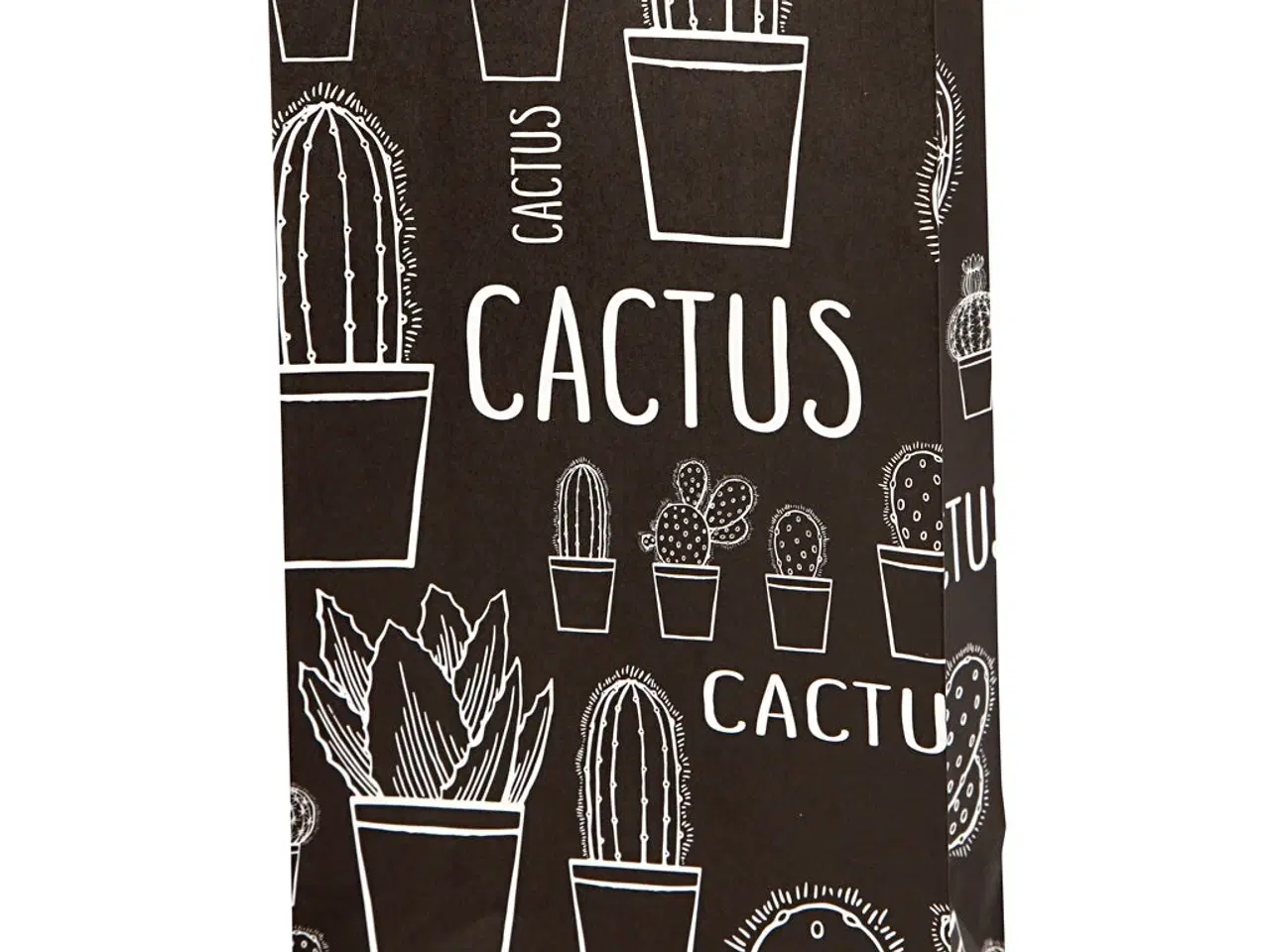 Billede 1 - Kaktus Papirposer - 8 stk. 21 cm, 6x12 cm