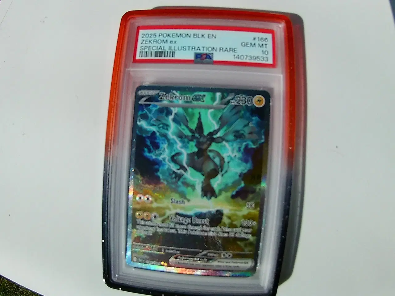 Billede 1 - zekrom ex, nr-166.sir. PSA 10