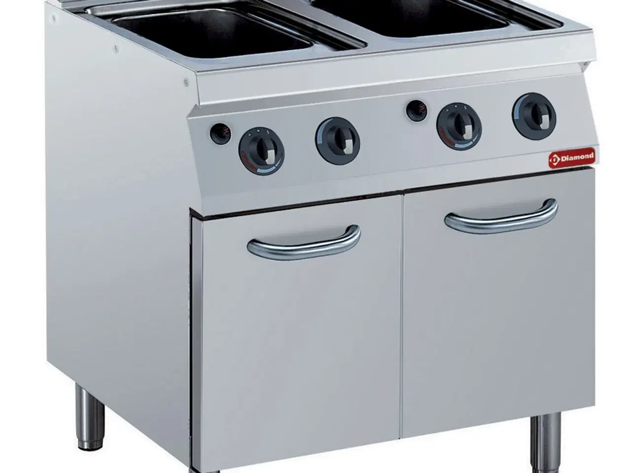 Billede 1 -  Dobbelt Gas Pastakoger (Gulvmodel) – 2 x 24,5 L
