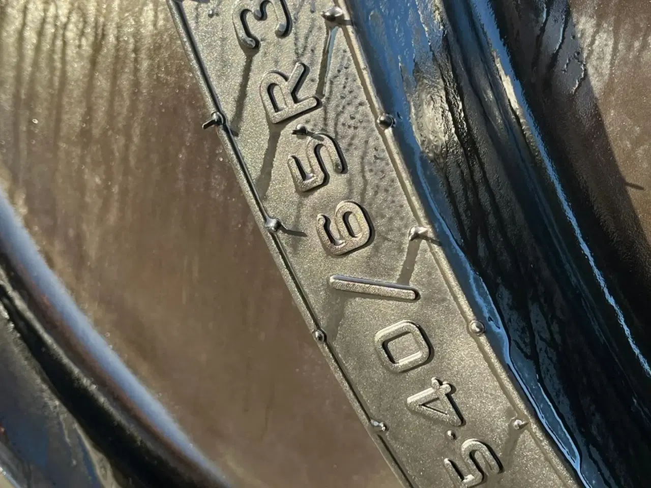 Billede 2 - Firestone 540/65R34 Sølv med ring og låse Helt nyt, har kun været prøve monteret på traktor til udstilling.