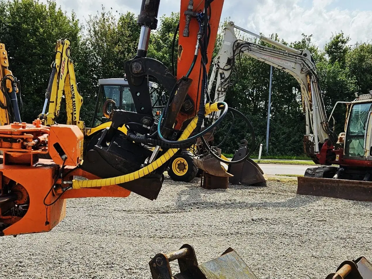Billede 9 - Terex TC125 / HR42  / brede bånd / tilt / fældehoved mv.
