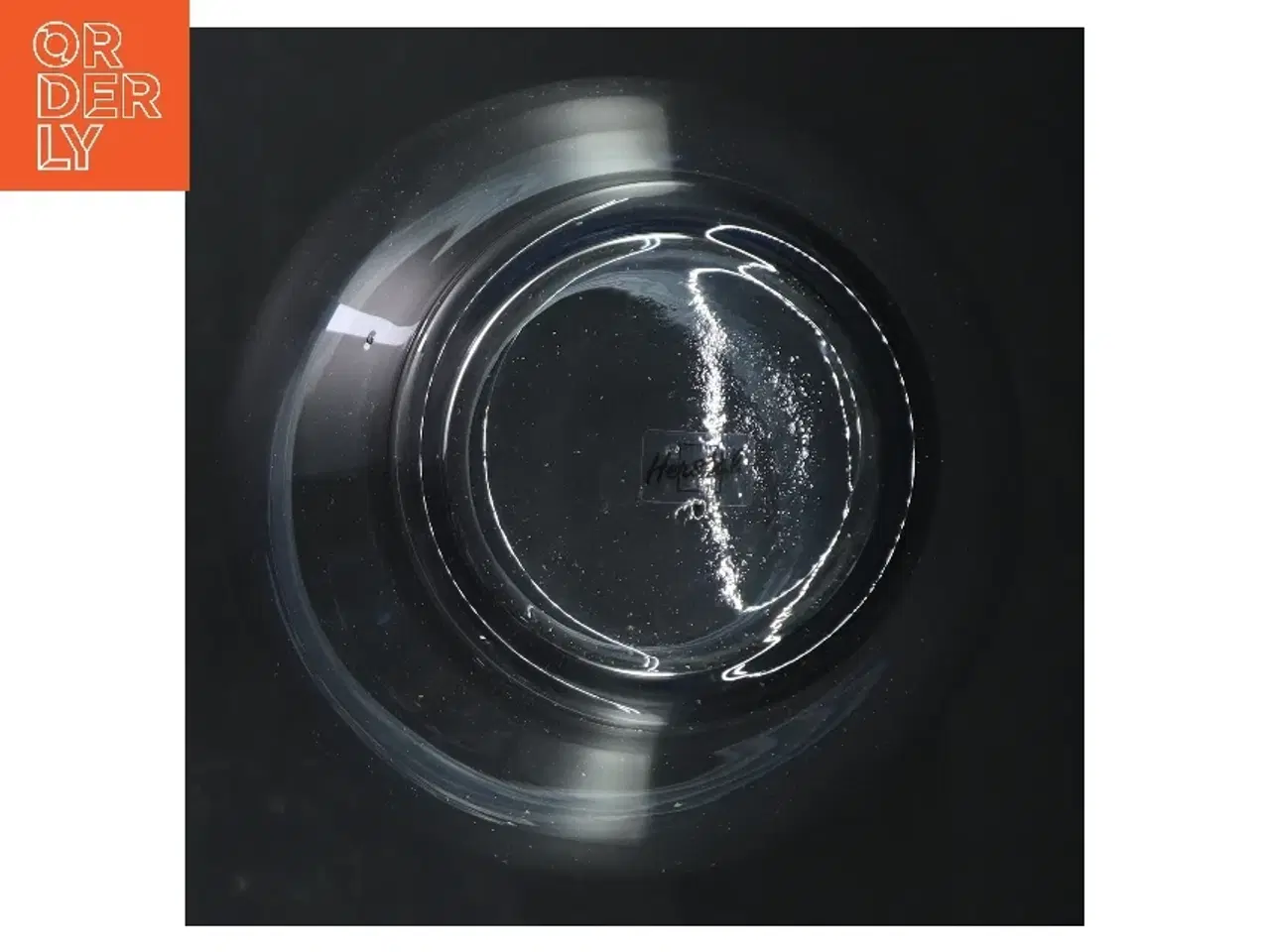 Billede 2 - Gennemsigtig vase fra Herstal (str. H. 21 cm)