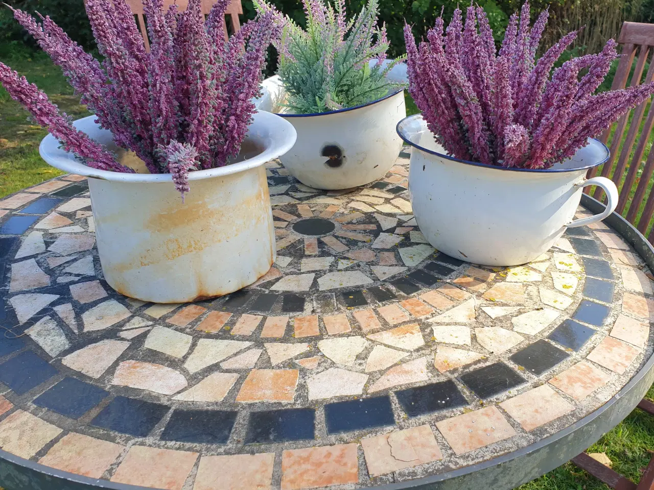 Billede 3 - Parat til foråret. Plant i disse gamle emaljerede