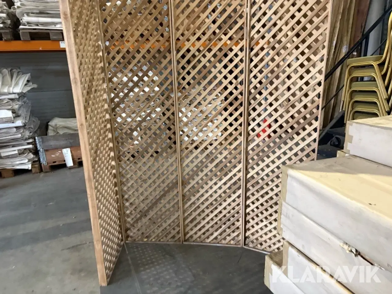 Billede 5 - Rumdeler Teaktræ 8styk