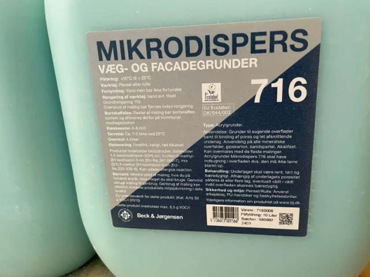 Billede 1 - Forankringsgrunder/mikrodispers fra Beck & Jørgens