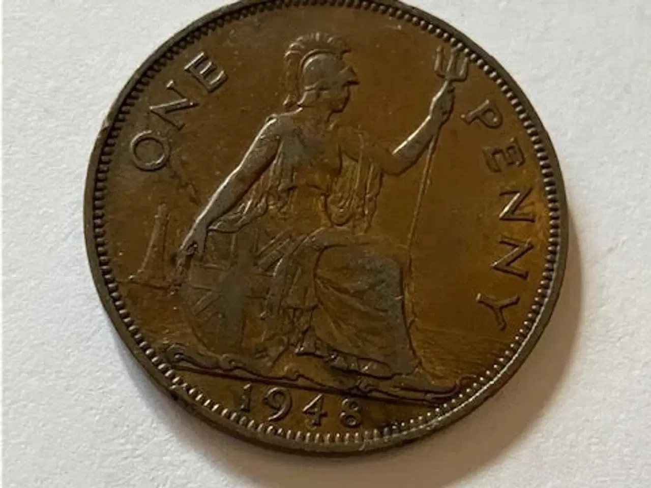 Billede 1 - One Penny 1948 England