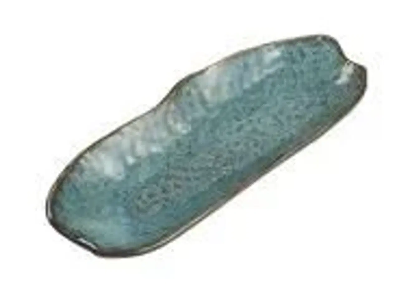 Billede 1 - 6 stk. Tallerken/fad stentøj drops B315xD120 mm Rustik