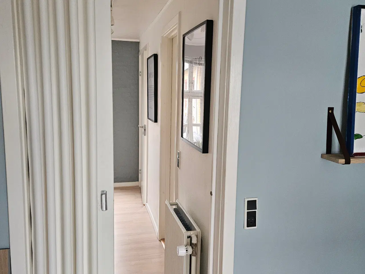 Billede 2 - Foldedør i hvidt skind (isoleret)