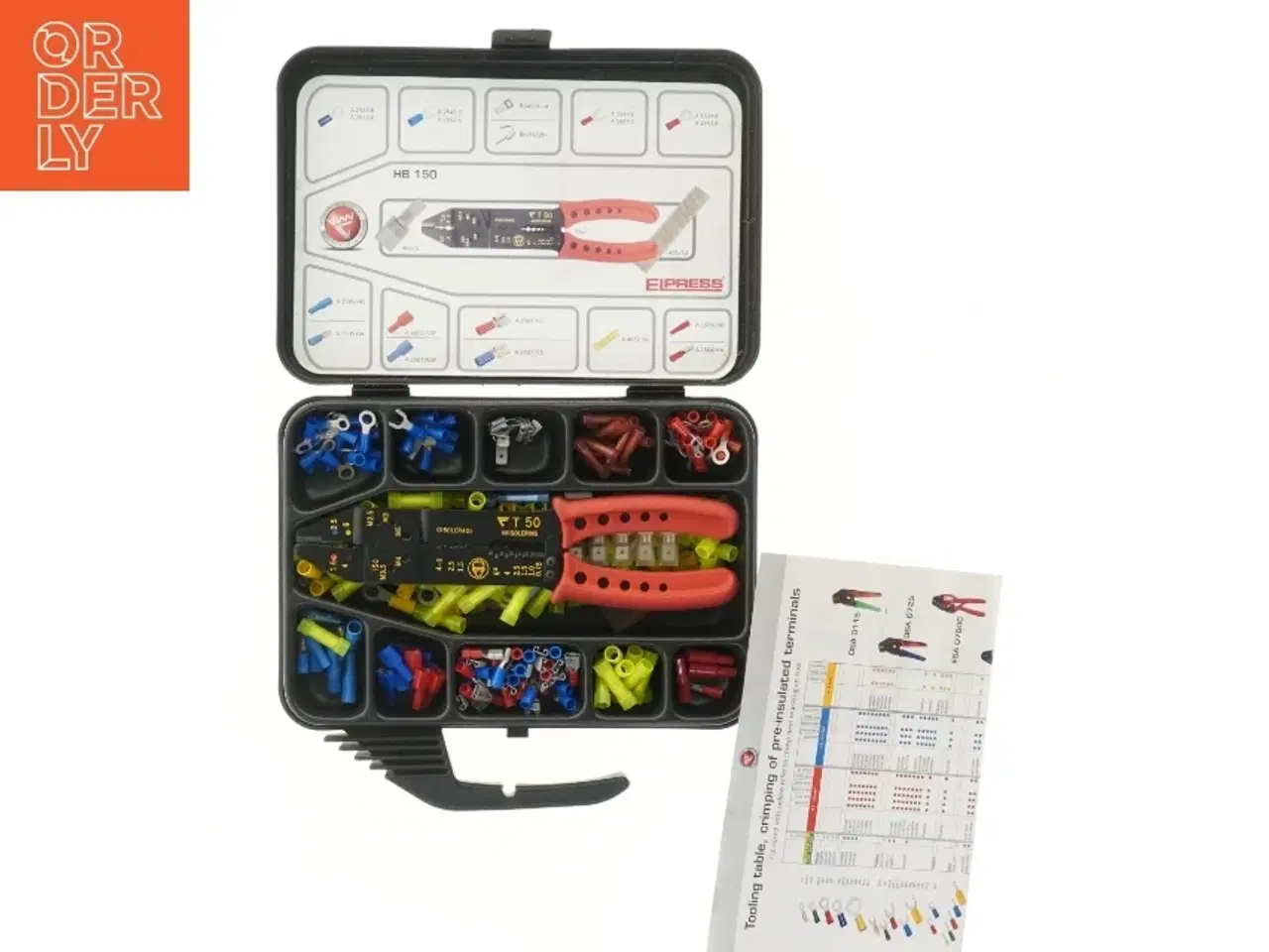 Billede 4 - Tænger til presisolerede kabelsko (str. 17x24x5,5 cm)