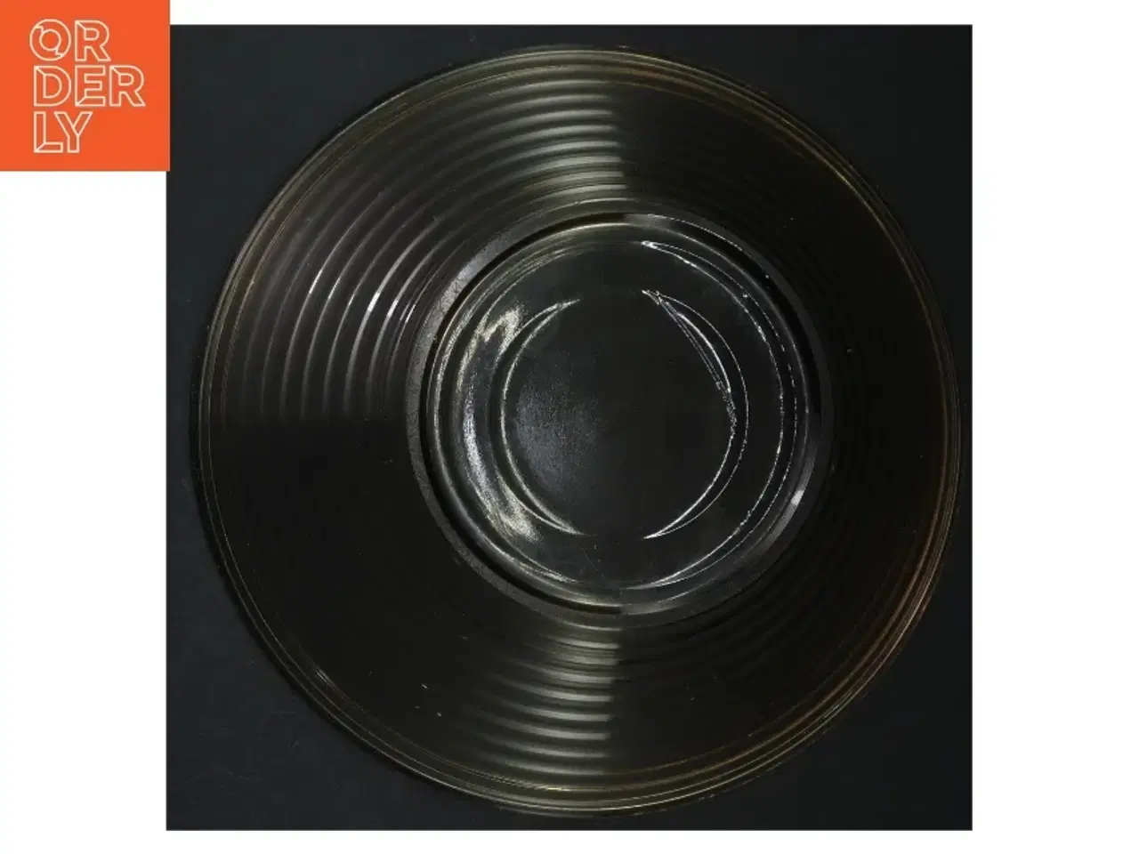 Billede 3 - Gennemsigtig Broksø glas skål (str. Ø. 24 cm. h. 11 cm)