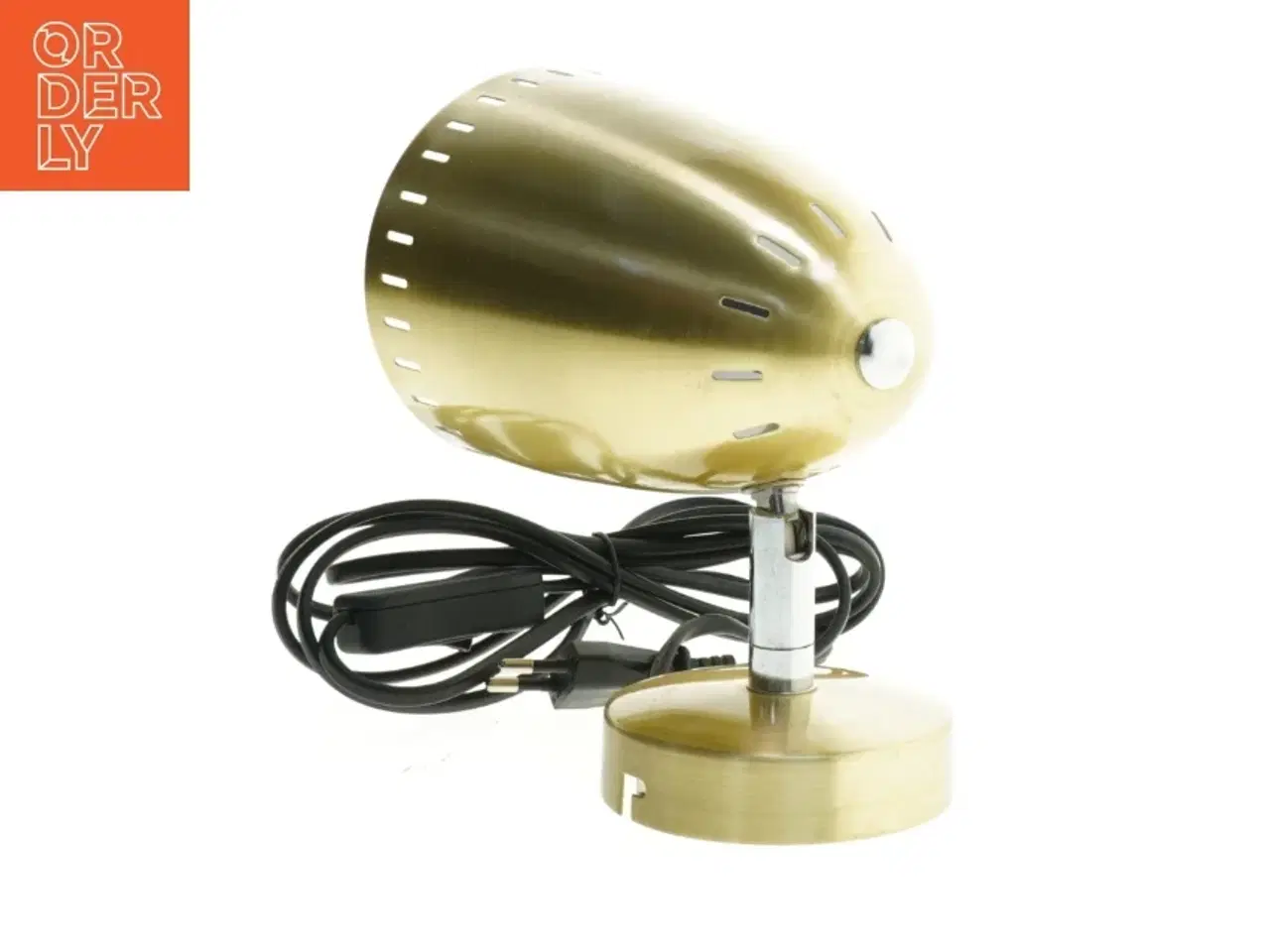 Billede 2 - Væglampe i messing fra SunFlux (str. Ø. 10,5 cm. længde. 17 cm)