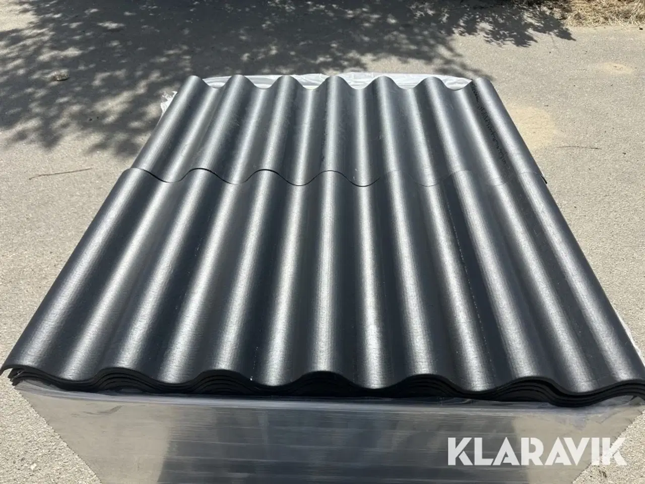 Billede 5 - Bølgeplader Euronit 702 FK sort 150 styk