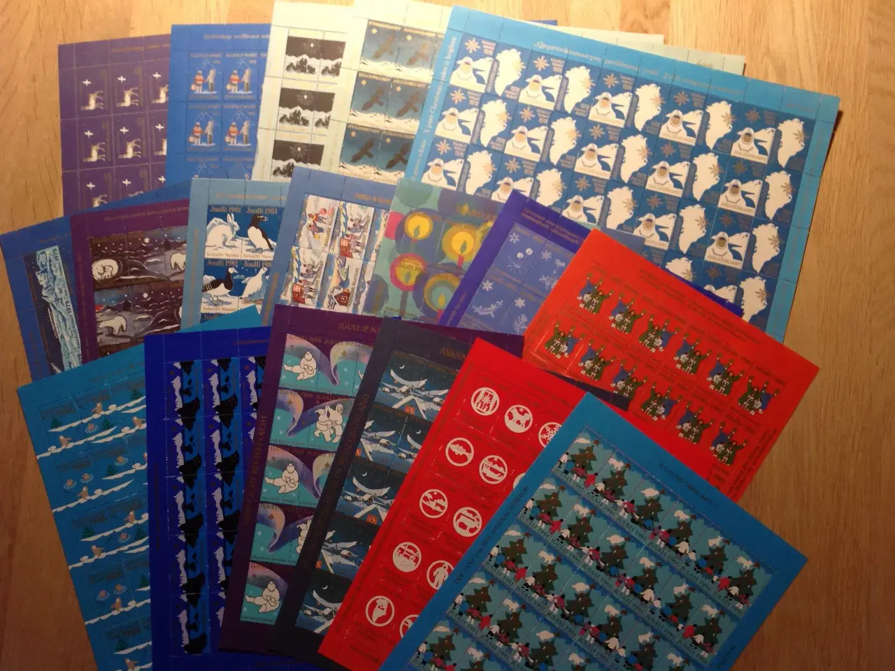 Billede 1 - Grønlandske julemærker
