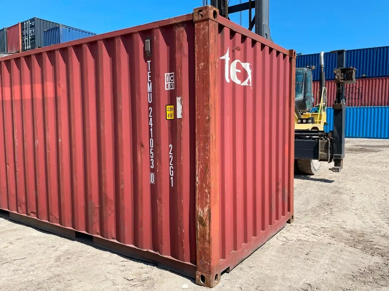 Billede 1 - 20 fods Container- ID: TEMU 241053-0