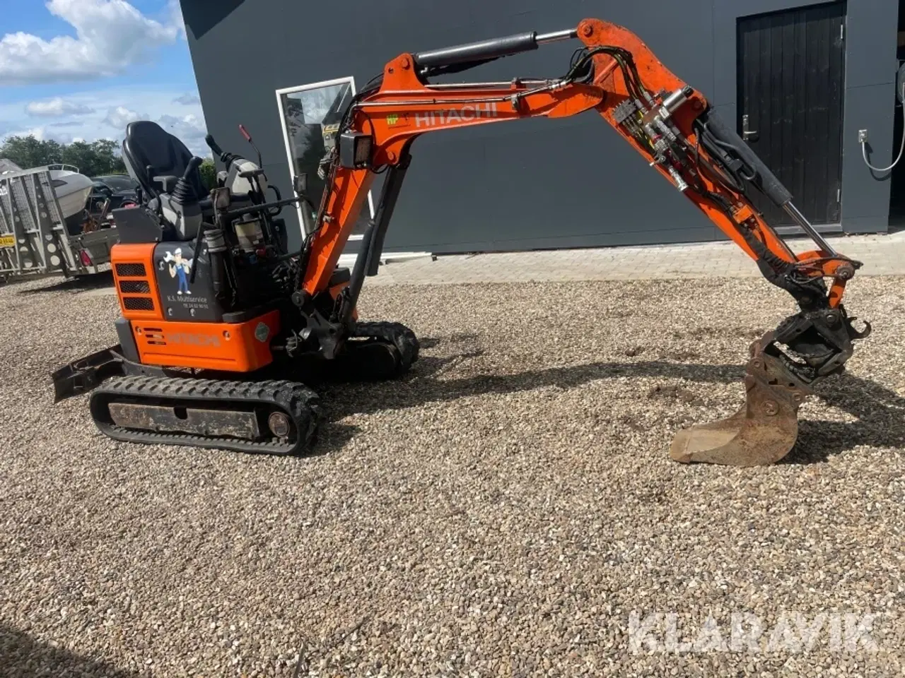 Billede 4 - Minigraver Hitachi ZX19U-5A-YR med Tiltfunktion