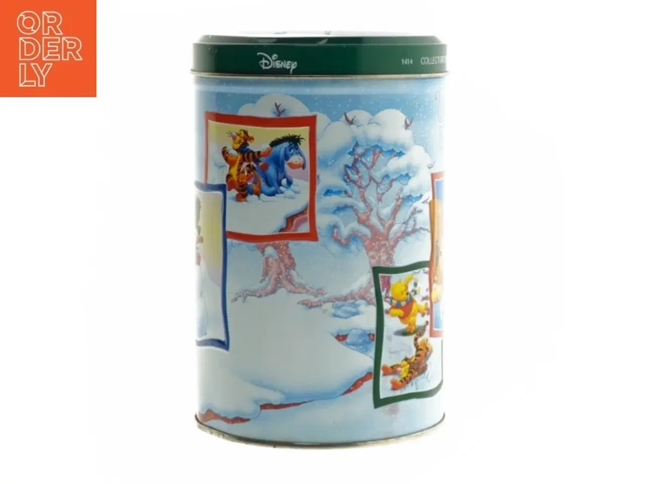 Billede 2 - Peter Plys dåse fra Disney (str. Ø. 11 cm. længde, 17 cm)
