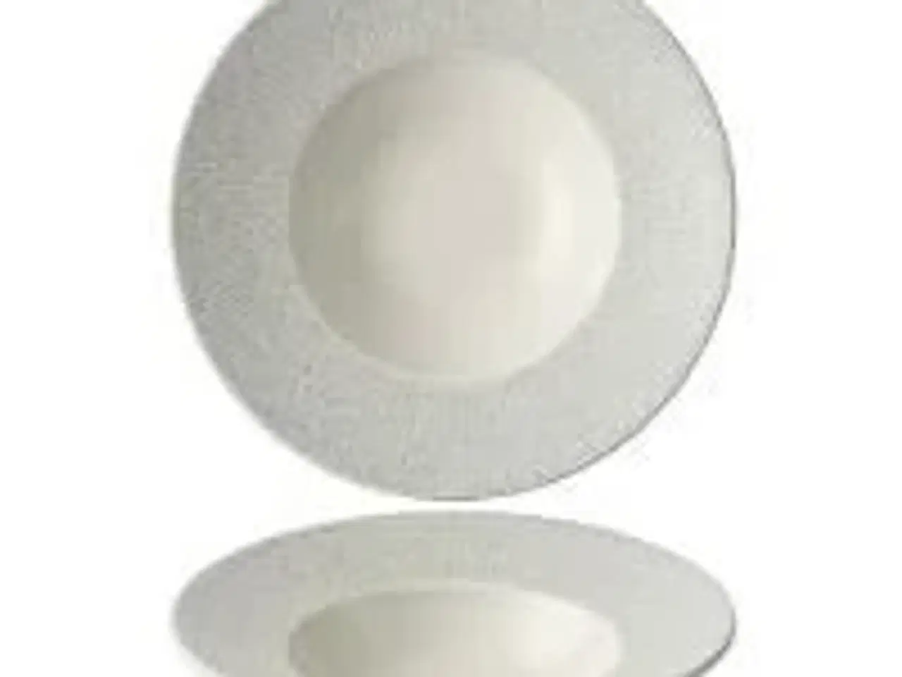 Billede 1 - 24 stk. Tallerken dyb m/grå fane 240 mm Delta Churchill