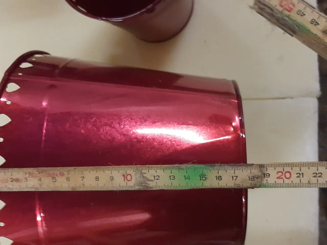 Billede 1 - Romantisk potteskjuler med hjerter 