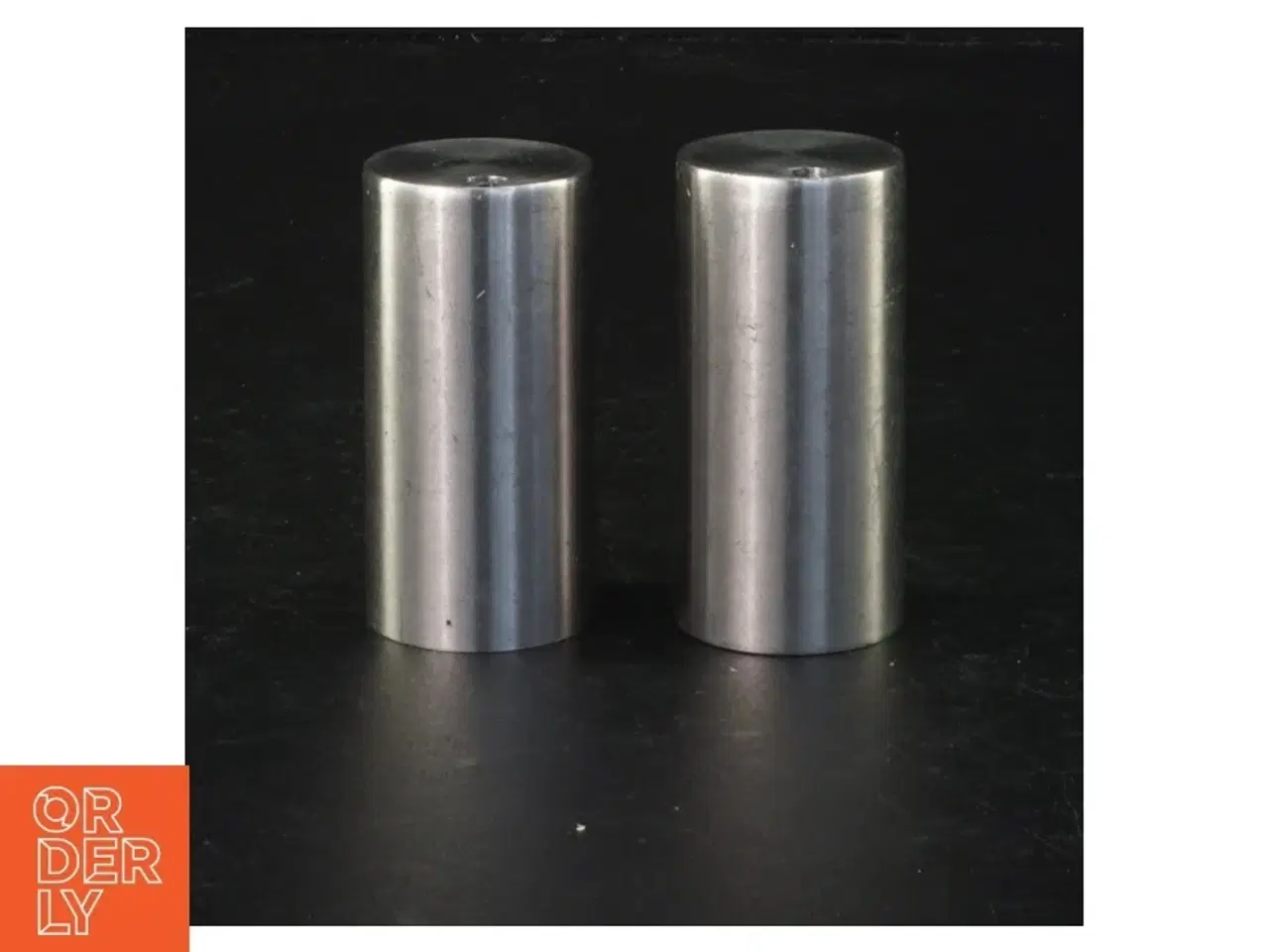Billede 1 - Salt- og pebersæt i metal (str. 6,5 cm)