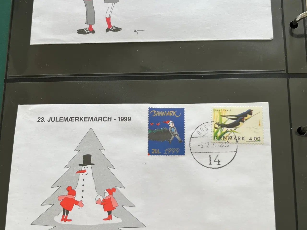 Billede 7 - Første dags kuvertmappe m/julemærkemarch