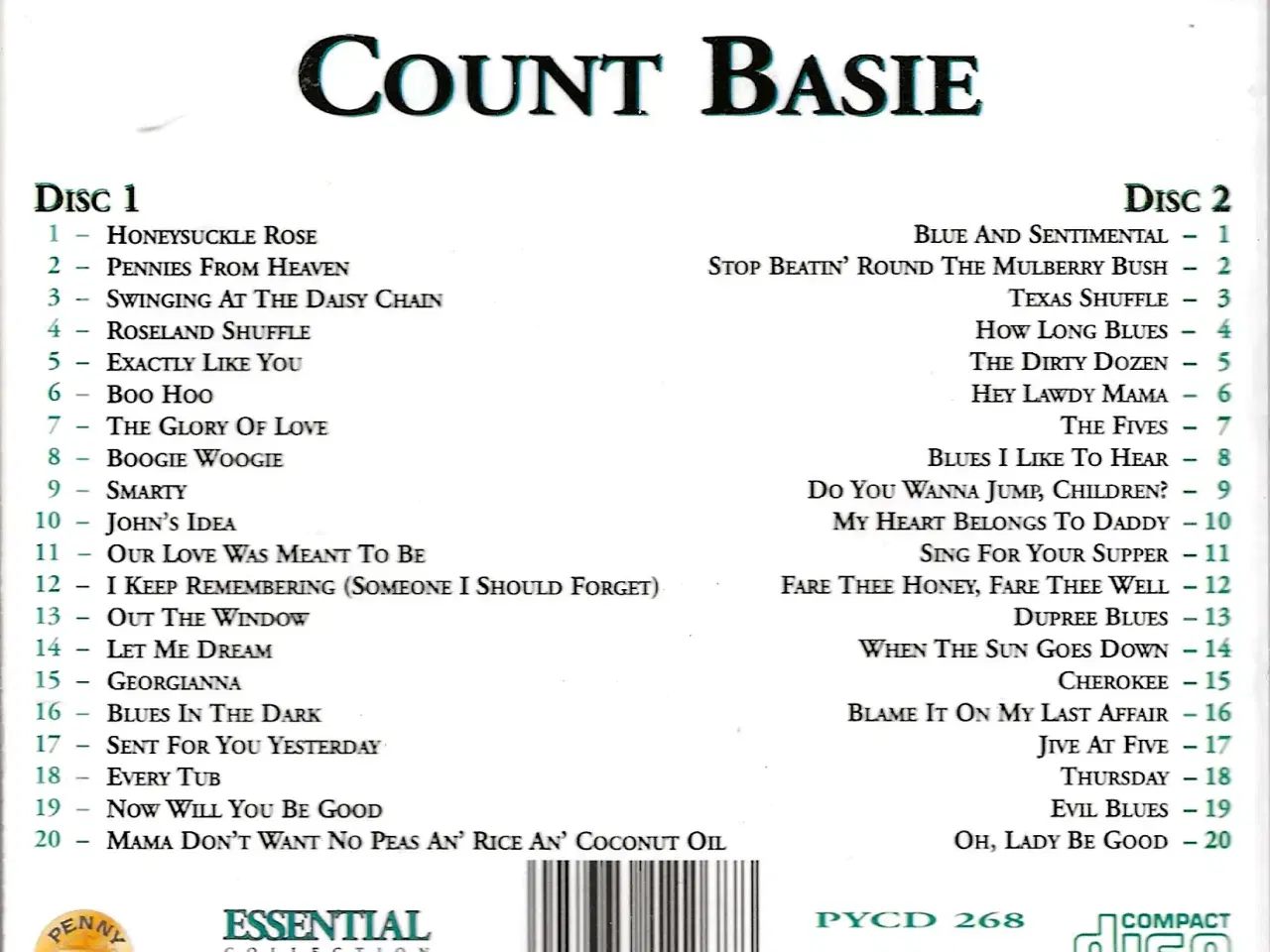 Billede 2 - Count Basie. 2 CD'er