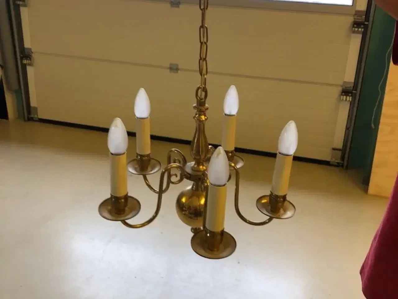 Billede 1 - Messing loftslampe