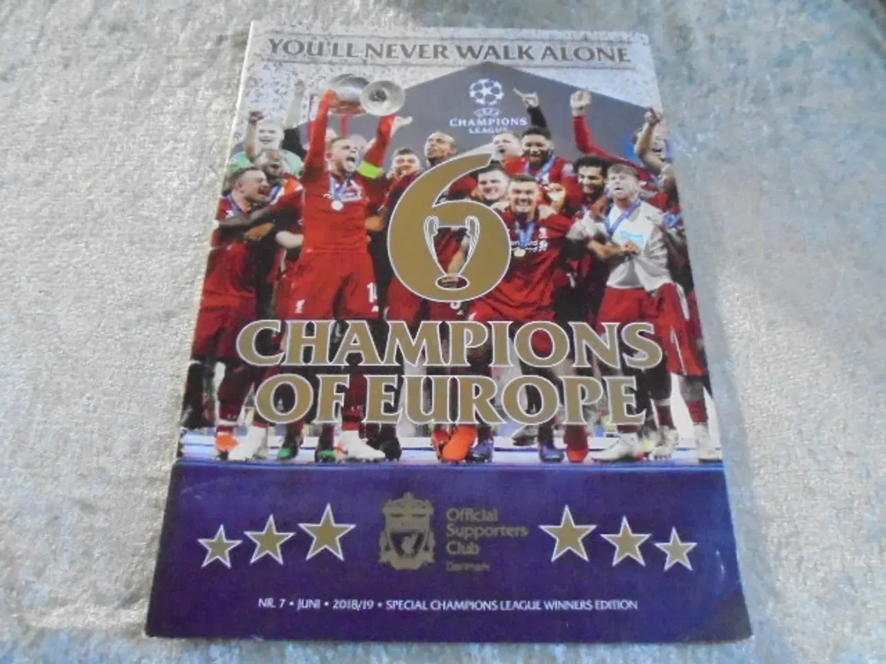 Billede 1 - 6 x Champions of Europe – Liverpool FC  