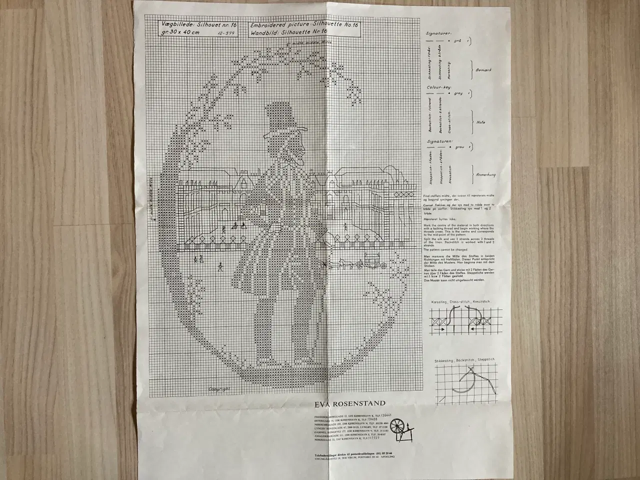 Billede 1 - Eva Rosenstand mønster nr. 12-379: Silhouet nr. 16