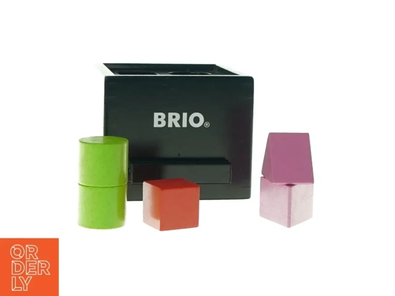 Billede 1 - Kasse med klodser fra Brio