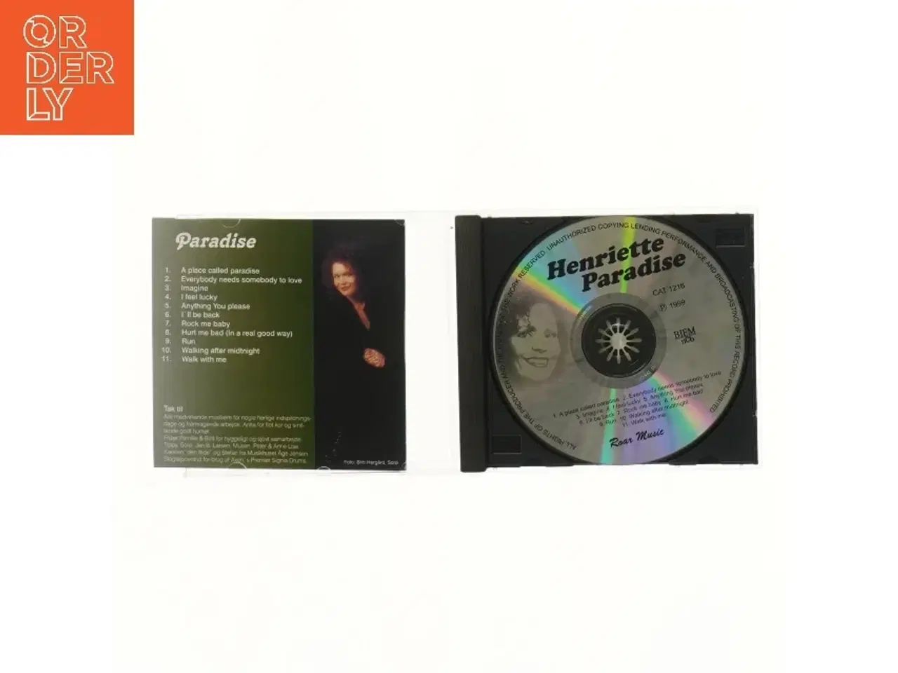 Billede 3 - Henriette Paradise musik CD fra Roar Music (str. 12,5x14 cm)