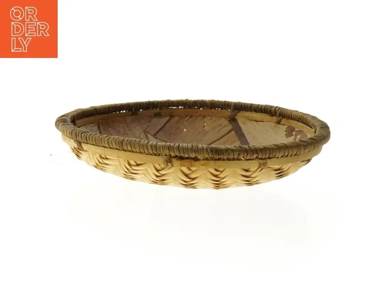Billede 5 - Afrikansk dekoreret flettet skål (str. Ø 19 cm)