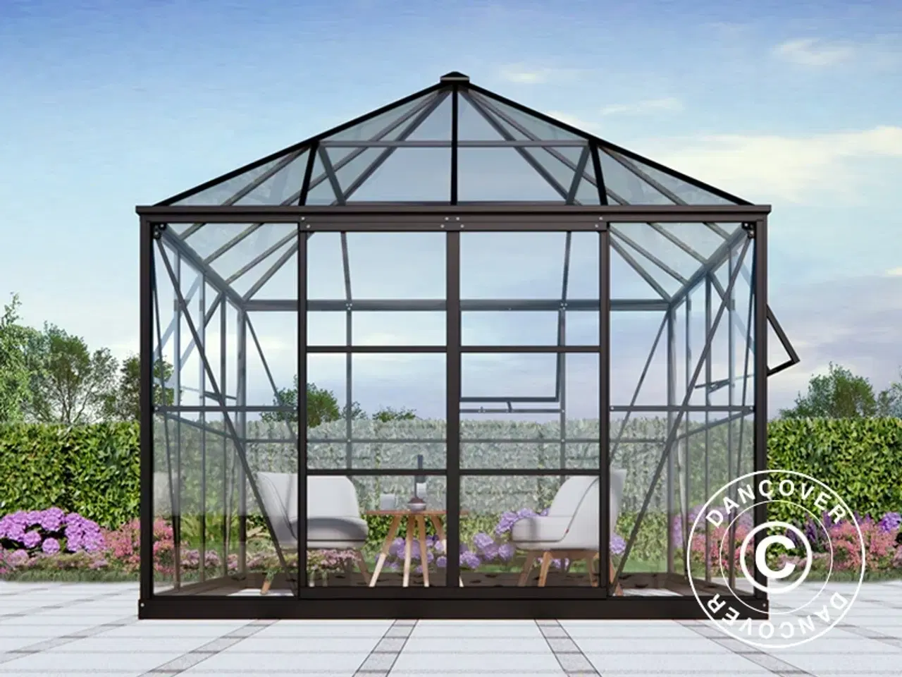 Billede 2 - Orangeri/pavillon /Havepavillon glas 8,06m², 2,82x