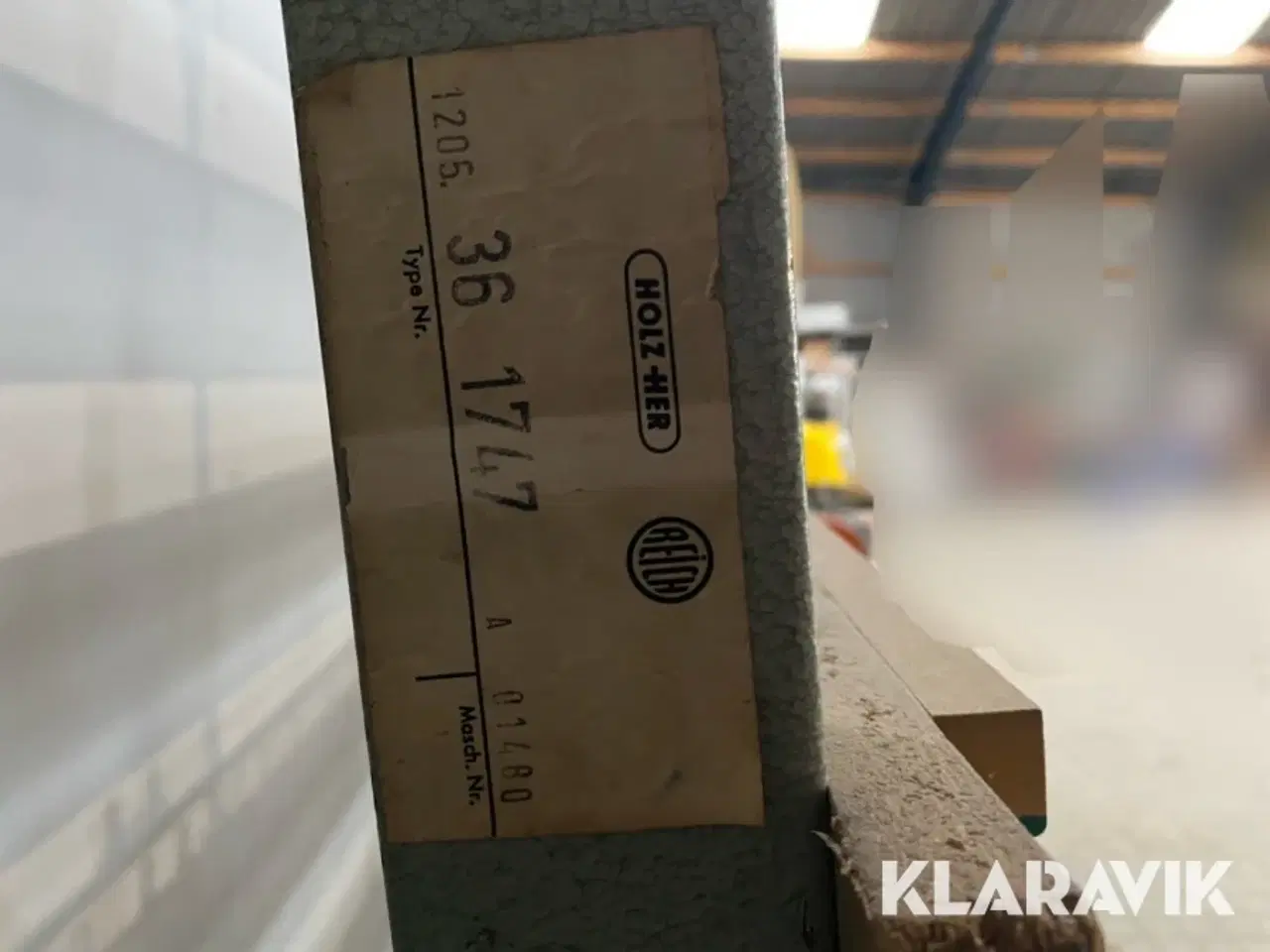 Billede 5 - Vertikal pladesav HOLZ-HER 1205